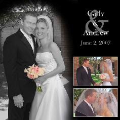 Carly and Andrew Wedding-Click to see Pages